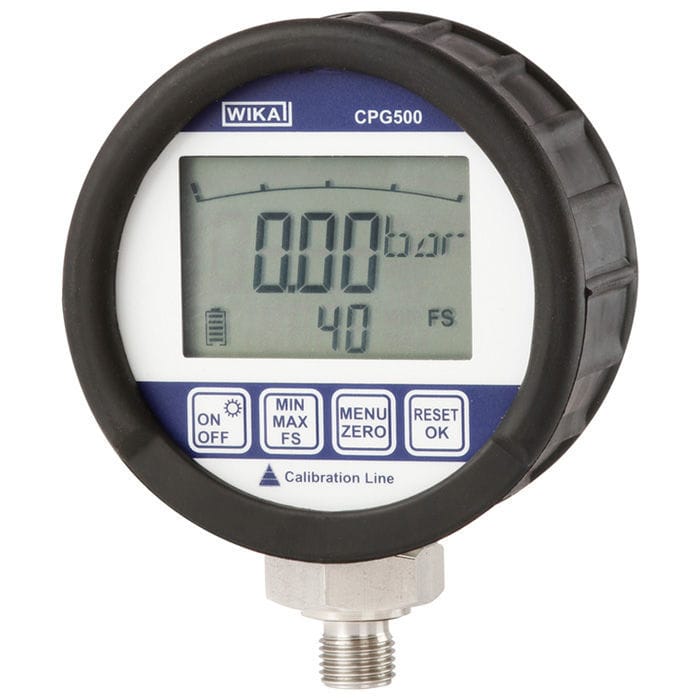 Pressure Gauge Bourdon Tube Digital Calibration Robust Ritm