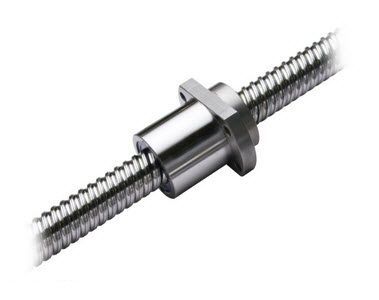 Ground ball screw / steel / precision / low-noise