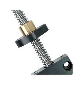 Custom lead screw / stainless steel / with nut