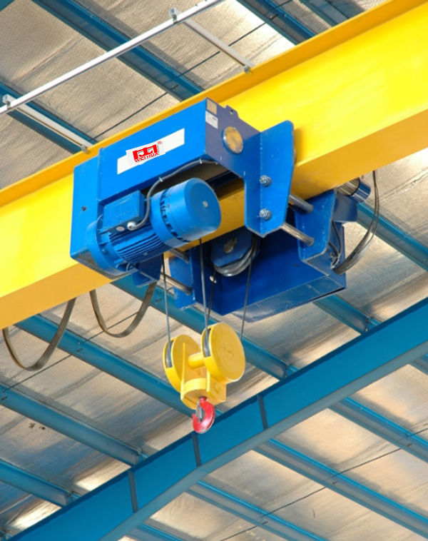 Single-girder overhead crane / for warehouses / with hoist / light-duty