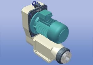 Milling motor spindle / for drilling