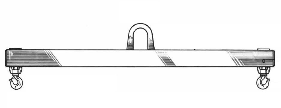 Single-girder spreader beam