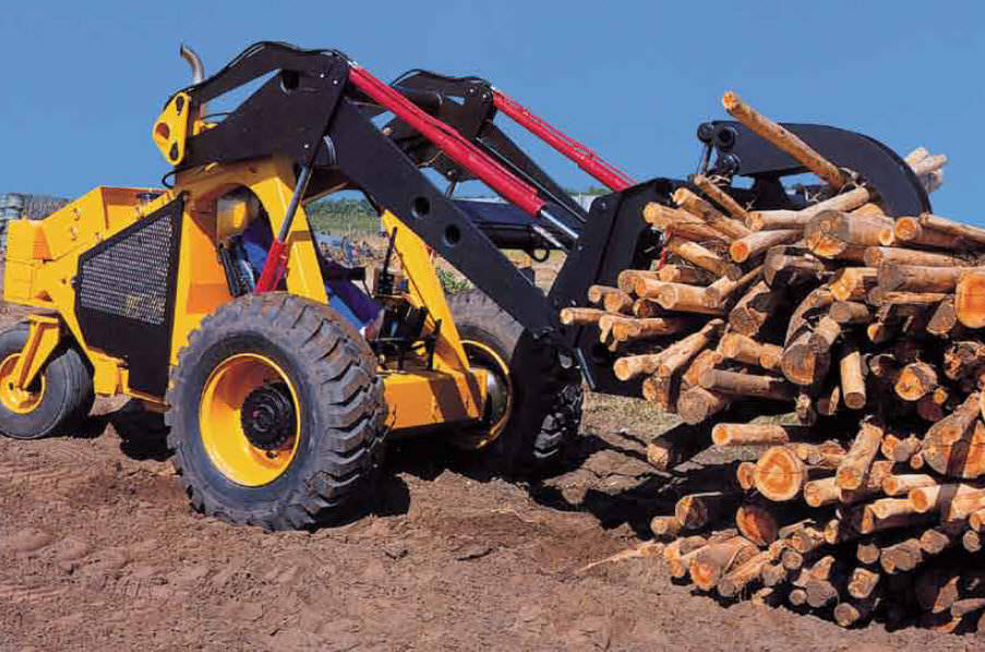 Electric stacker truck / log