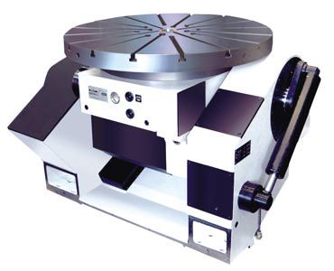 Rotating tilting rotary table / for machining centers / motorized