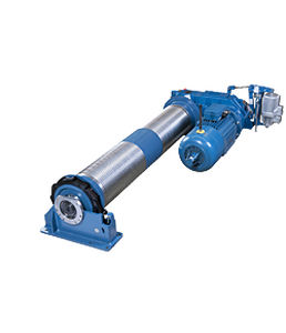 Electric winch / gear / for heavy loads / compact