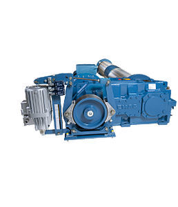 Electric winch / rotary drum / for heavy loads / compact