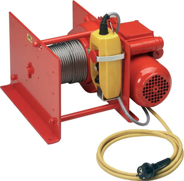Electric winch / gear / compact / explosion-proof