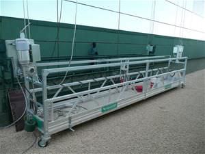 Electric winch / for suspended platforms