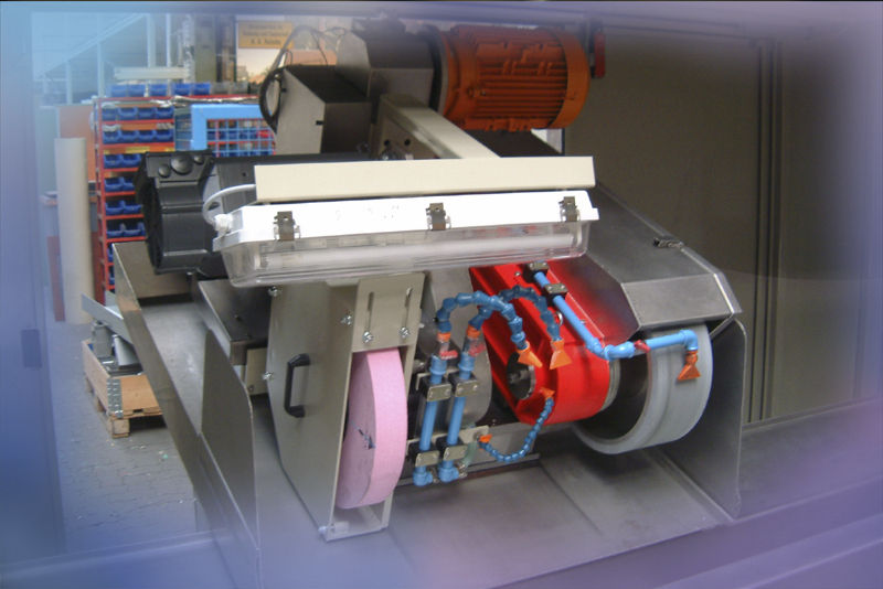 Grinding finishing machine / linear / for micro-finishing applications / for stone
