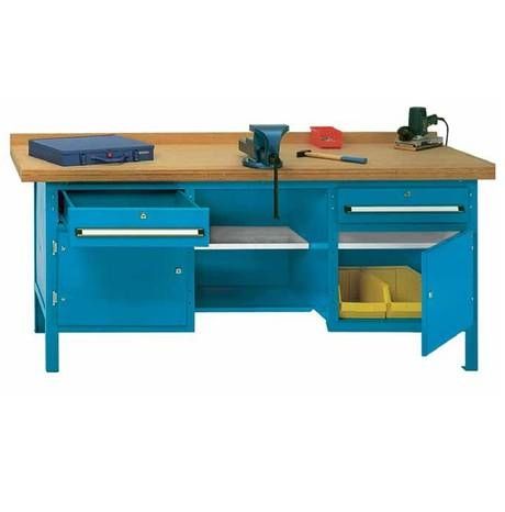 2-drawer workbench / steel