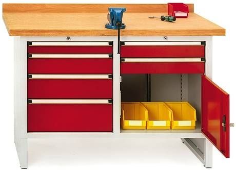 6-drawer workbench