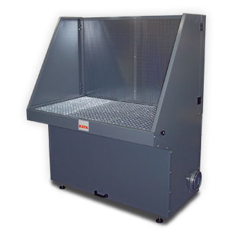 Welding downdraft table / for grinding processes