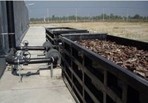 Biological waste treatment plant