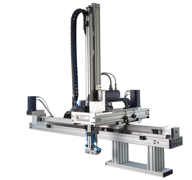 Cartesian robot / 5-axis / handling / for injection molding machines