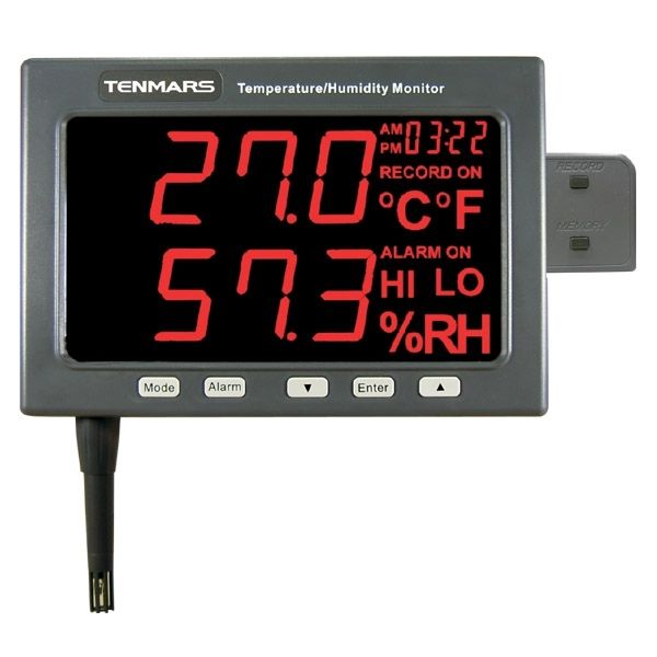 Temperature data-logger / humidity / programmable / USB