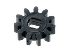 Straight-toothed gear wheel / hub / POM