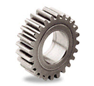 Straight-toothed gear / hub