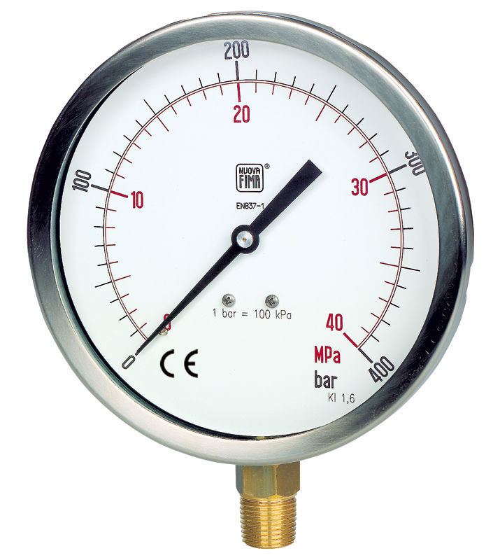 Pressure gauge / Bourdon tube / analog / HVAC / OEM - RITM Industry